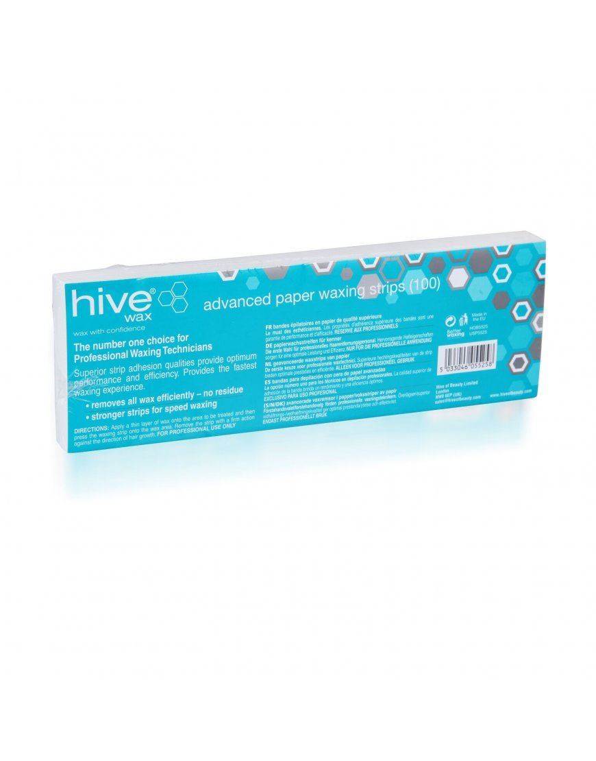 Hive of Beauty Advance Paper Waxing Strips Pack Of 100
