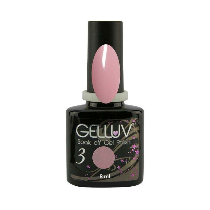 Gelluv Soak Off Gel Nail Polish Varnish - French Rose