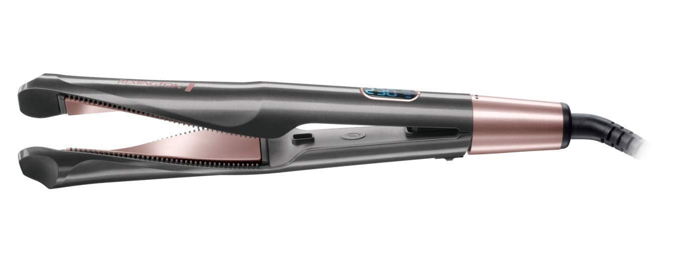 Lisseur et bigoudi 2 en 1 Curl and Straight Confidence de Remington - Céramique