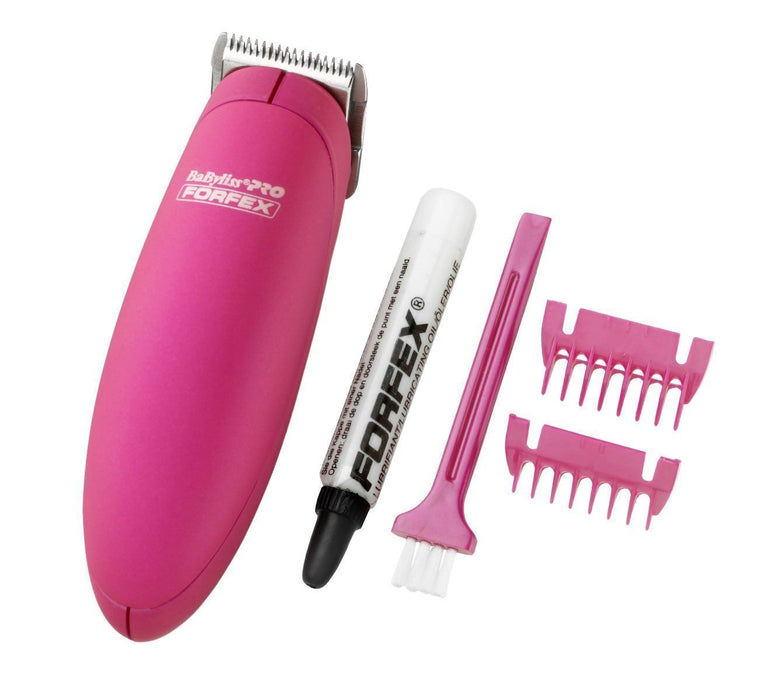 BaByliss Forfex Palm Pro Hair Trimmer - Battery Operated - Pink