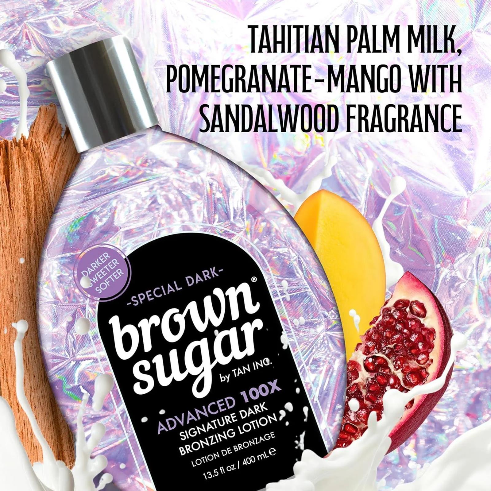 Tan Incorporated Special Dark Brown Sugar Tanning Lotion Tingle Free