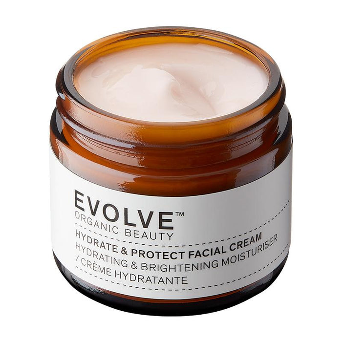 Evolve Organic Beauty Hydrate & Protect Facial Cream Moisturiser 60ml