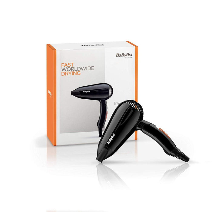 BaByliss Pro 5344U Lightweight Travel Hair Dryer 2000W Multi Voltage