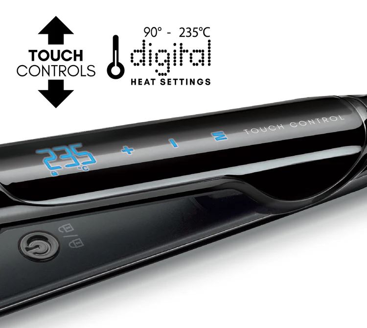 Diva Pro Ultra Fast Platinum Titanium Hair Styler - Black