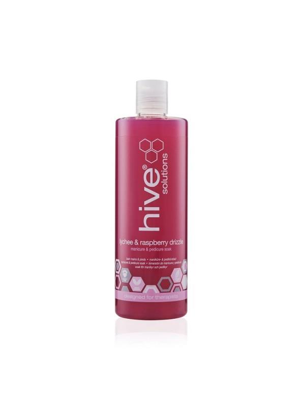 HIVE LYCHEE & RASPBERRY DRIZZLE 400ML (MANICURE & PEDICURE SOAK)