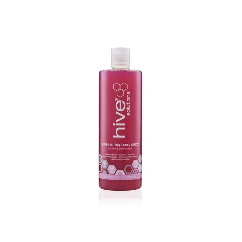 HIVE LYCHEE & RASPBERRY DRIZZLE 400ML (MANICURE & PEDICURE SOAK)
