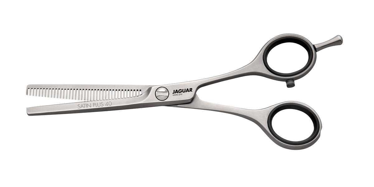 Jaguar Satin Plus 40 Texturing Scissors 5.0″ Satin Finish Micro‑Serrated Made in Germany