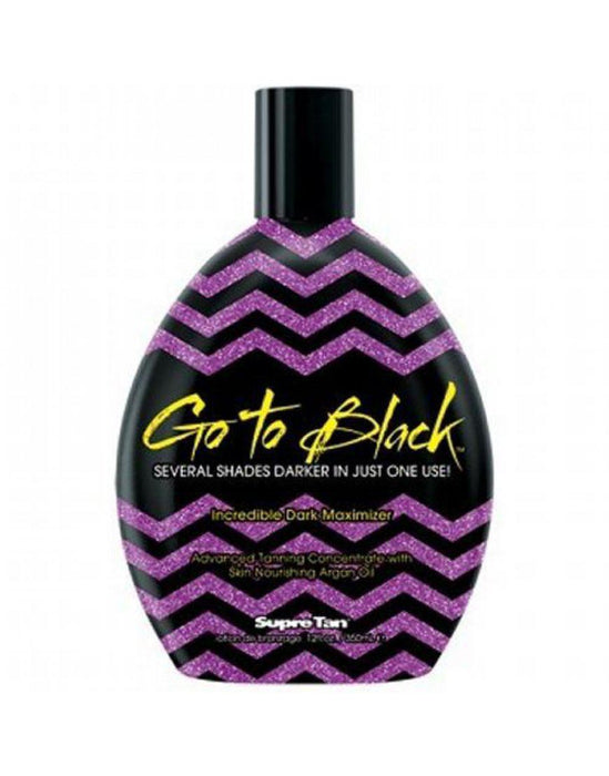 Supre Tan Go To Black Incredibly Dark Maximiser Tanning Lotion 350ml