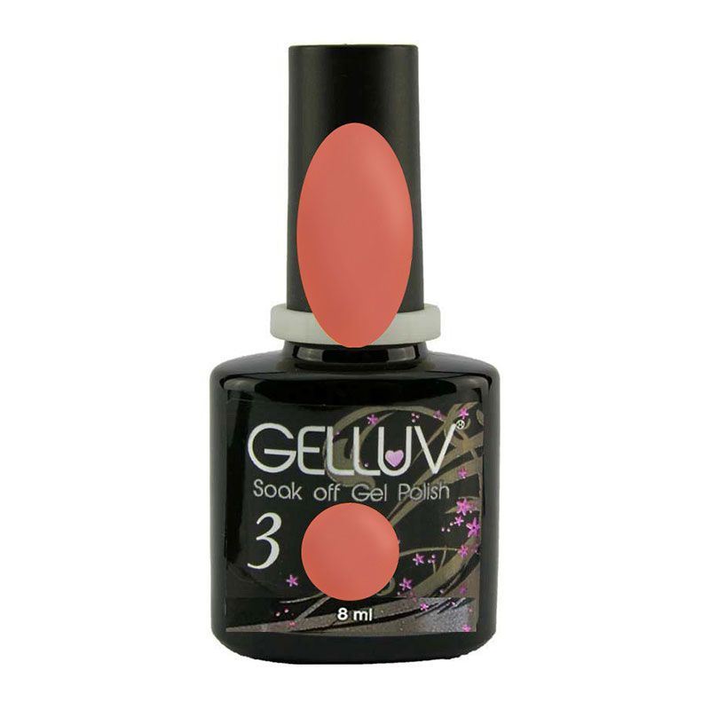 Gelluv Soak Off Gel Nail Varnish Polish - Fearless