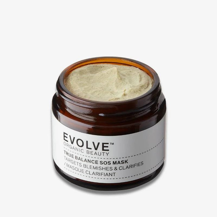 Evolve Organic Beauty True Balance SOS Face Mask Clay Treatment 60ml