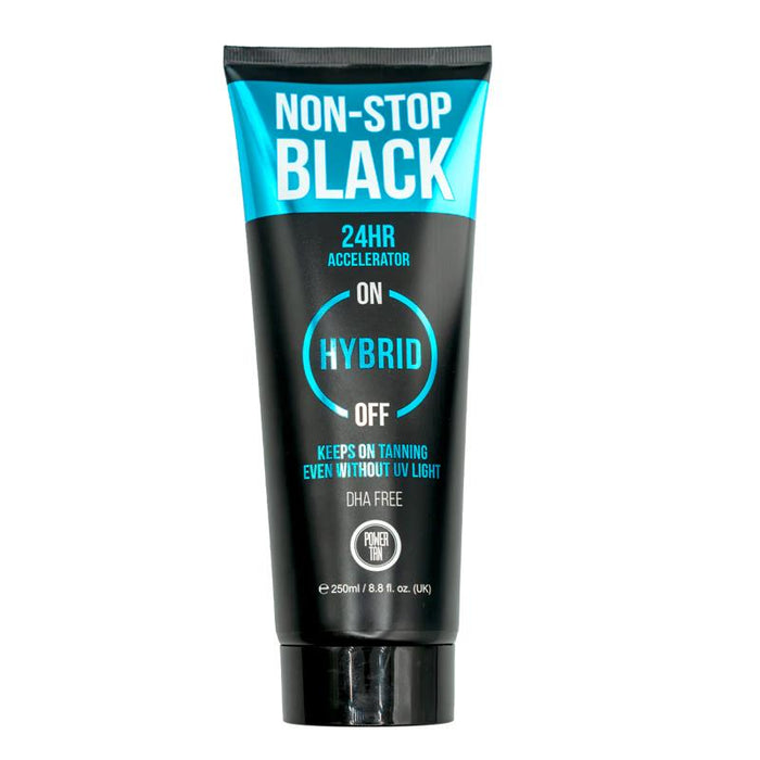 Power Tan 24HR Non Stop Black Hybrid Accelerator Tanning Lotion