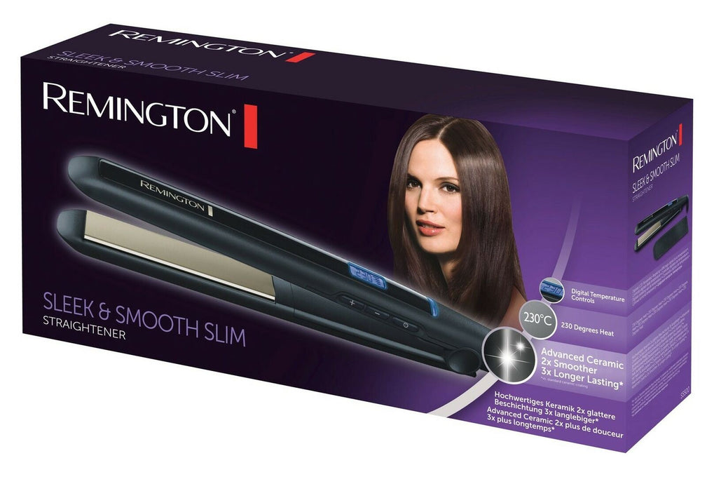 Remington S5500 Hair Straightener with Antistatic 1 Inch Long Ceramic Plates