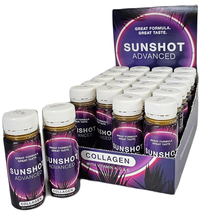 Sunshot Collagen Tanning Accelerator Beauty Drink - 24 x 60ml Shots