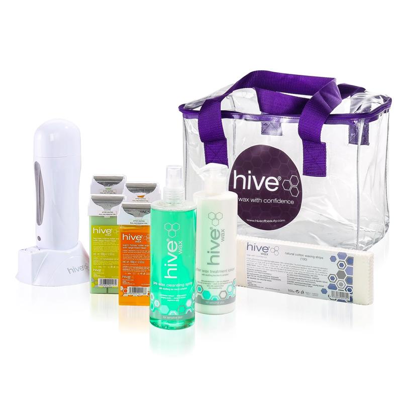 Hive Of Beauty Hand Held 100g Roller Cartridge Waxing Kit