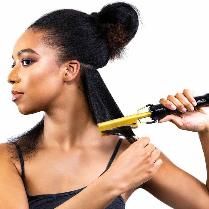 Wahl ZX698 Hot Comb for Afro & Frizzy Hair Electric Straightening Comb