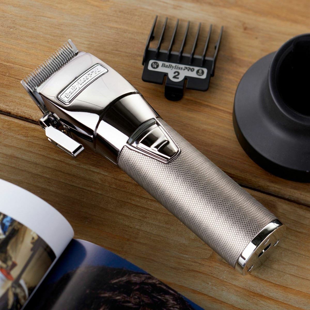 BaByliss Pro Super Motor Hair Clipper High Torque - Silver