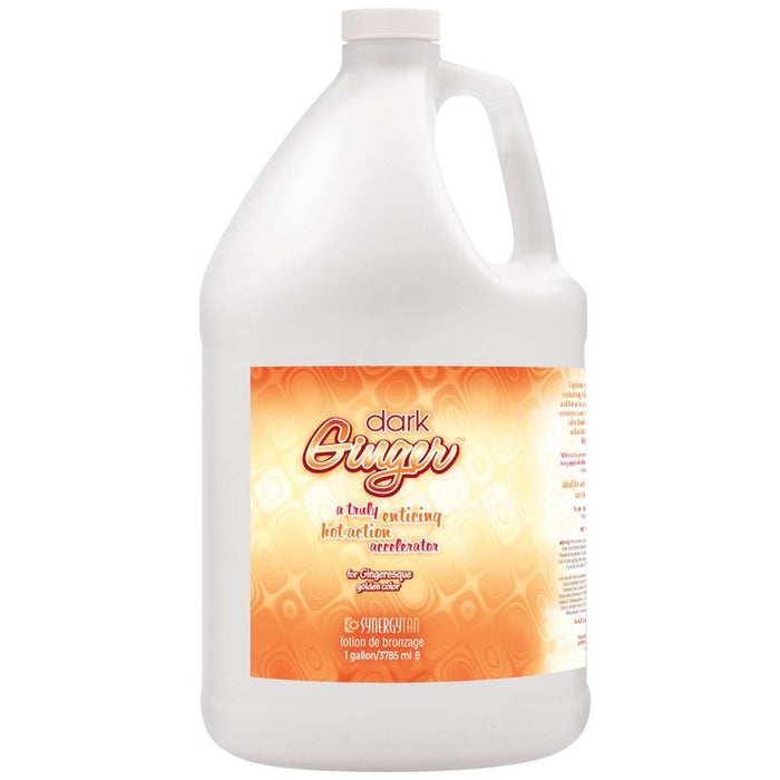 Synergy Tan Dark Ginger Salon Tanning Lotion Hot Accelerator - 1 Gallon