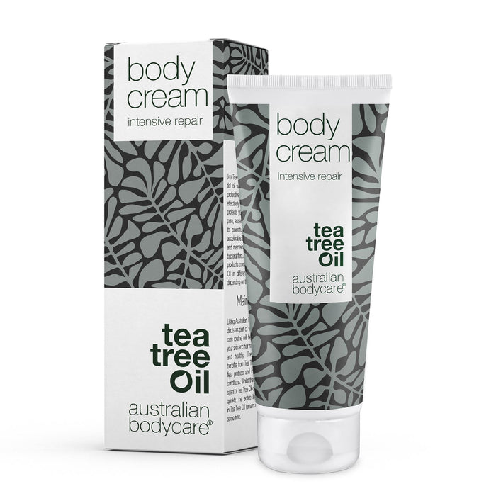 Australian Bodycare Body Cream Intensive Repair Tea Tree Oil Moisturiser for Dry Damaged Skin 100ML
