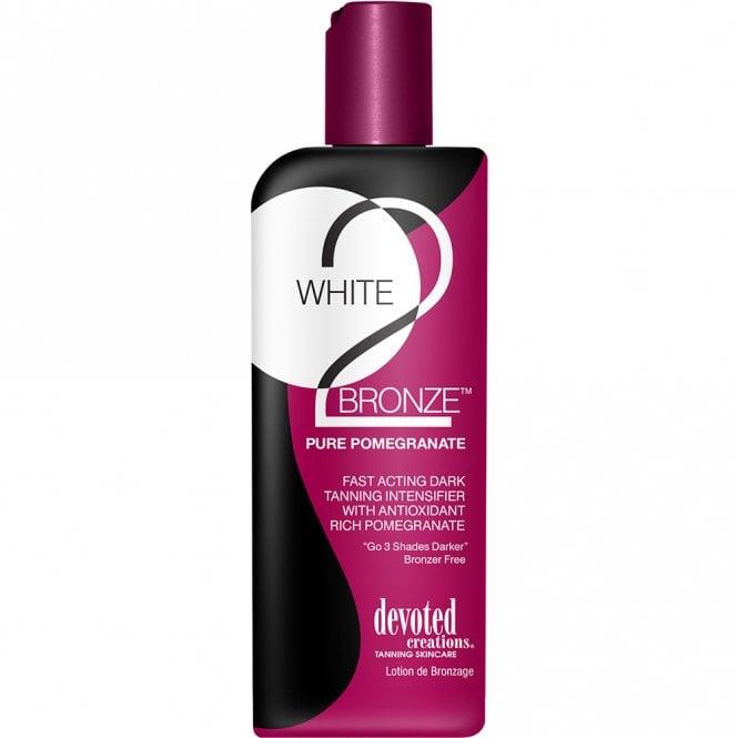 Devoted Creations White 2 Bronze Intense Tanning Lotion - Pomegranate