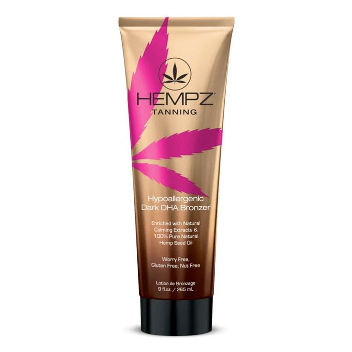 Hempz Hypoallergenic Dark DHA Bronzer Tanning Lotion 265ml
