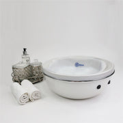 Belava Trio Foot Spa Pearl White with 20 Liners – Heated Pedicure Spa Bowl