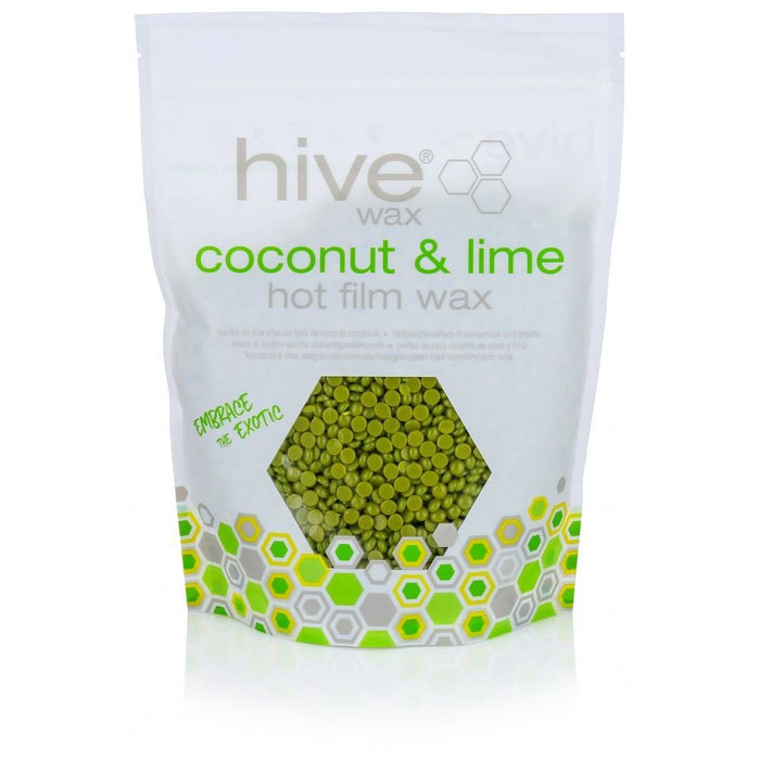 Hive Of Beauty Pastilles de cire à film chaud - Noix de coco et citron vert 700 g