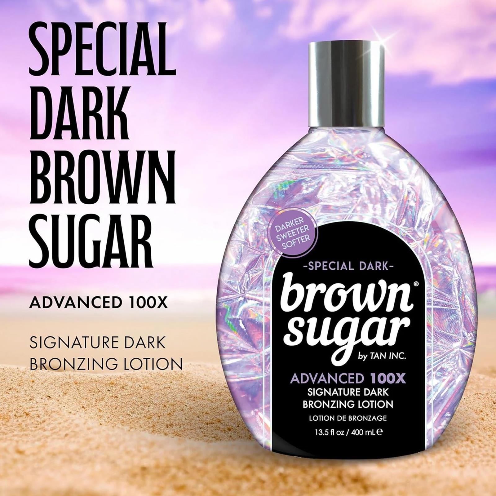 Tan Incorporated Special Dark Brown Sugar Tanning Lotion Tingle Free