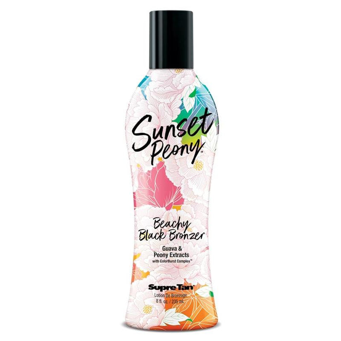 Supre Tan Sunset Peony Tanning Lotion Black Bronzer 235ml