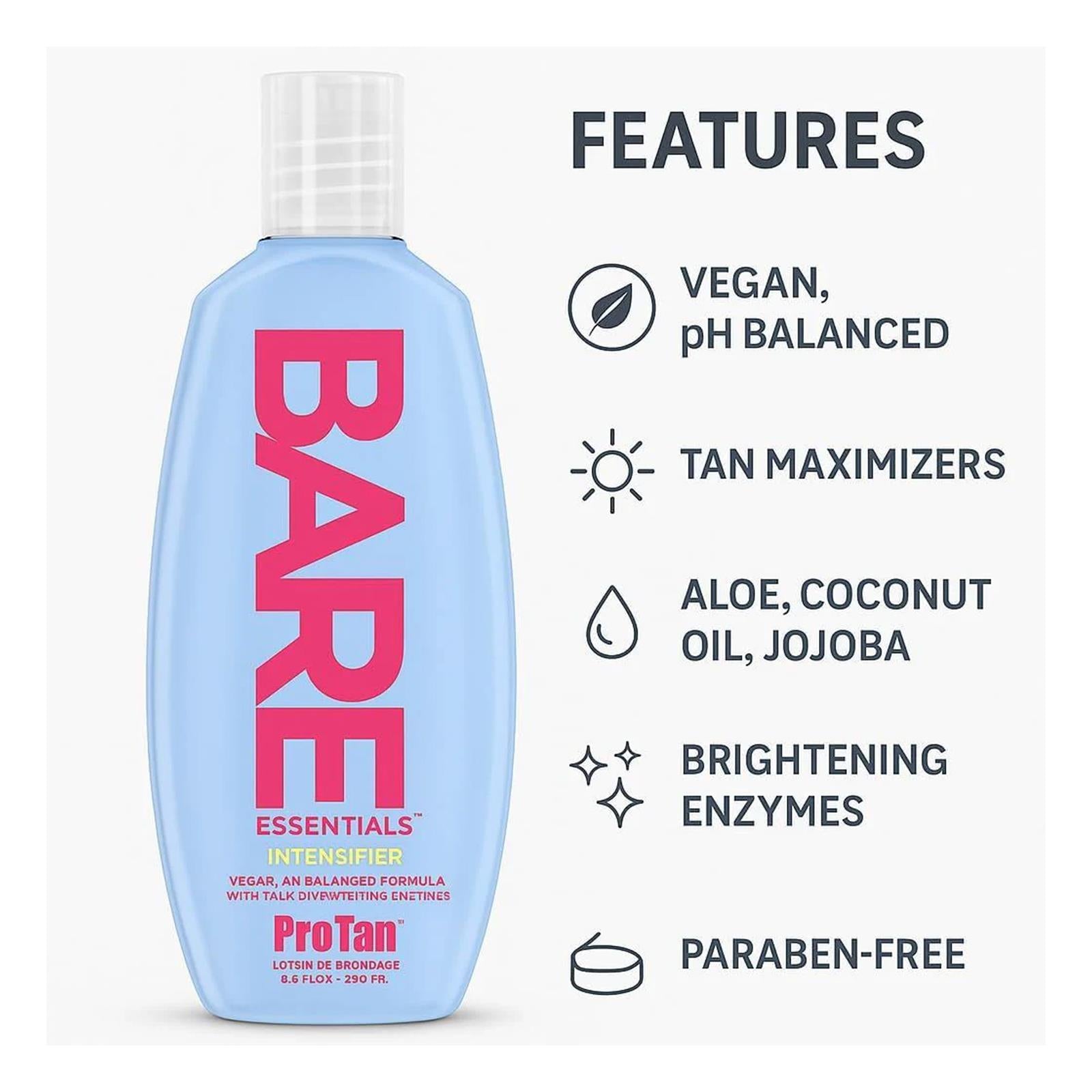 Pro Tan Bare Essentials Intensifier Advanced Accelerator Tanning Lotion - 236ml