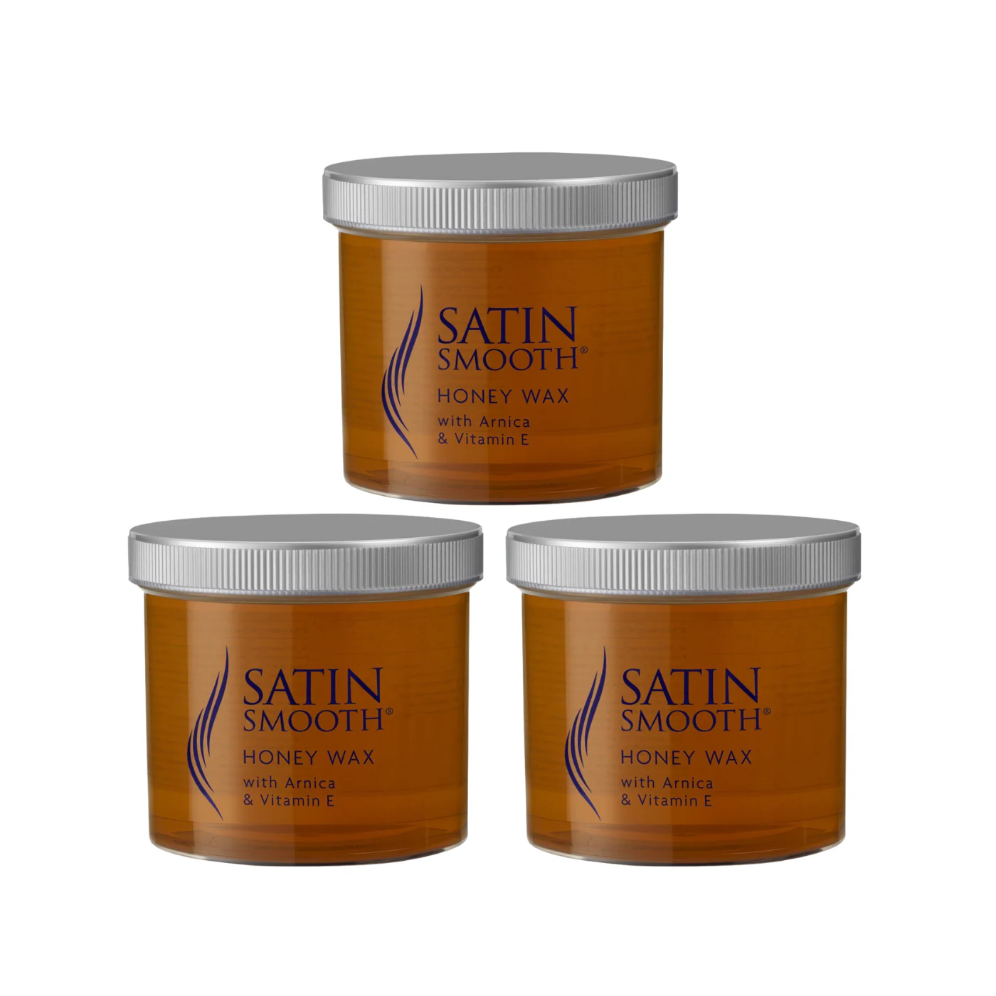 Satin Smooth Honey Wax Lotion With Arnica & Vitamin 425g x 3