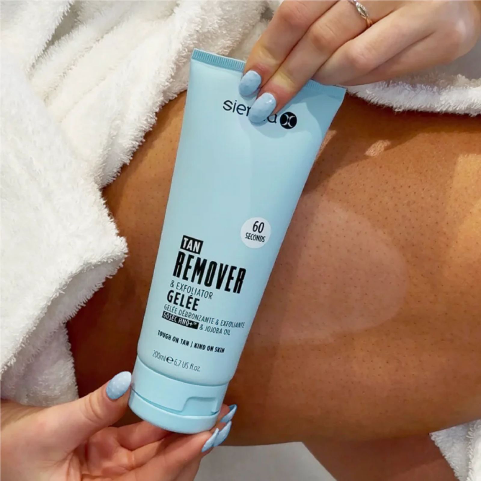Sienna X Tan Remover & Exfoliator Gentle Exfoliating Gel for Self-Tan Removal 200ml