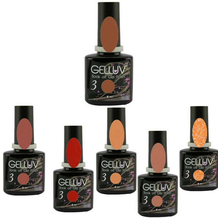 Gelluv Soak Off Gel Nail Polish Varnish Spice Collection 2020 - 8ml