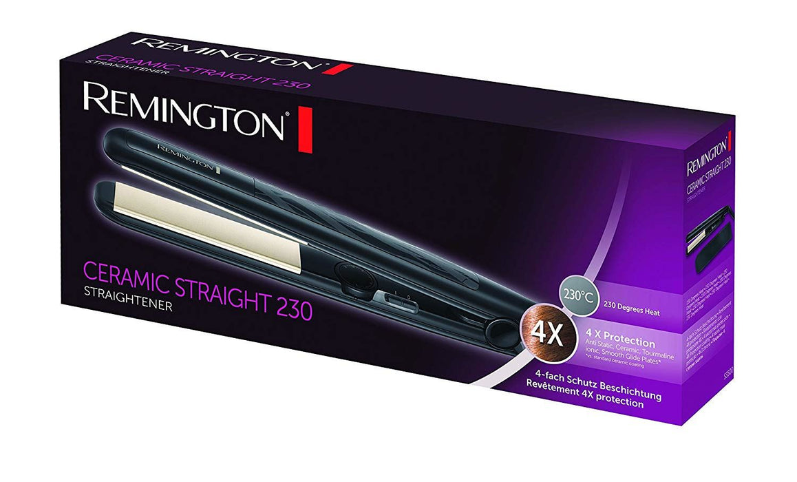 Remington S3500 Slim Hair Straightener Iron Worldwide Voltage With Heat Mat