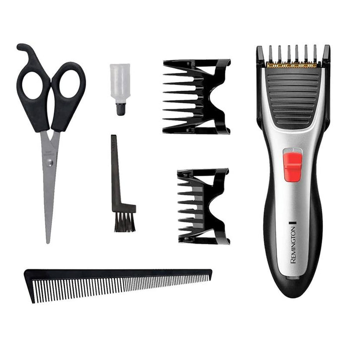 Tondeuse à cheveux Remington | Cordon et sans fil | Titane | Cas