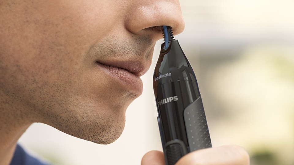 Philips NT3650 Nose Ear & Eyebrow Hair Trimmer Battery Operated Series 5000