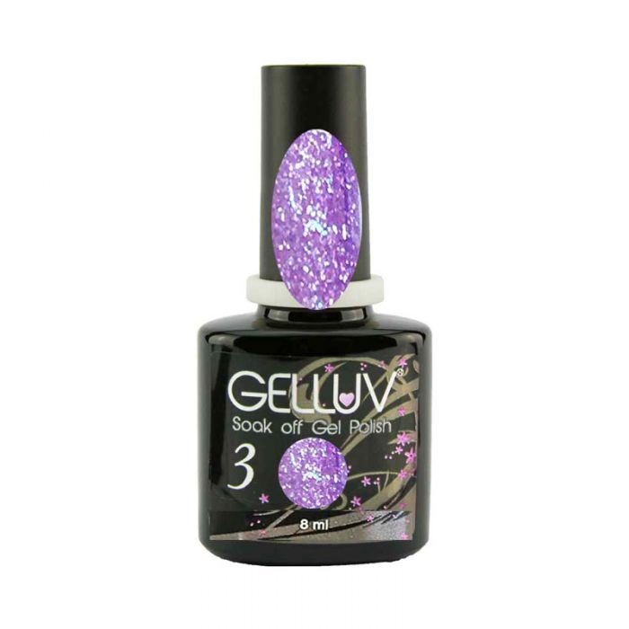 Gelluv Nail Polish UV LED Spring Collection Soak Off Gel 8ml  - Light Violet