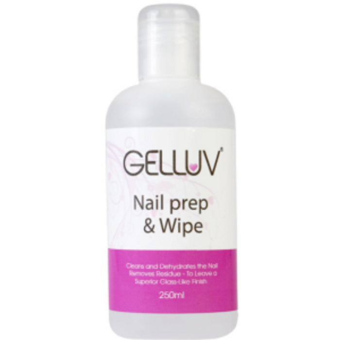 Gelluv Salon Manicure Nail Prep & Wipe 250ml