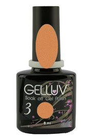 Gelluv Soak Off Gel Nail Varnish Polish - Nutmeg