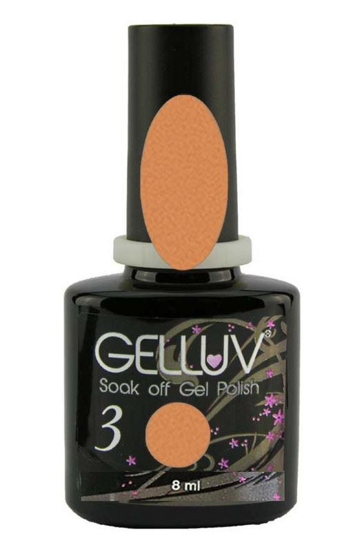 Gelluv Soak Off Gel Nail Varnish Polish - Nutmeg