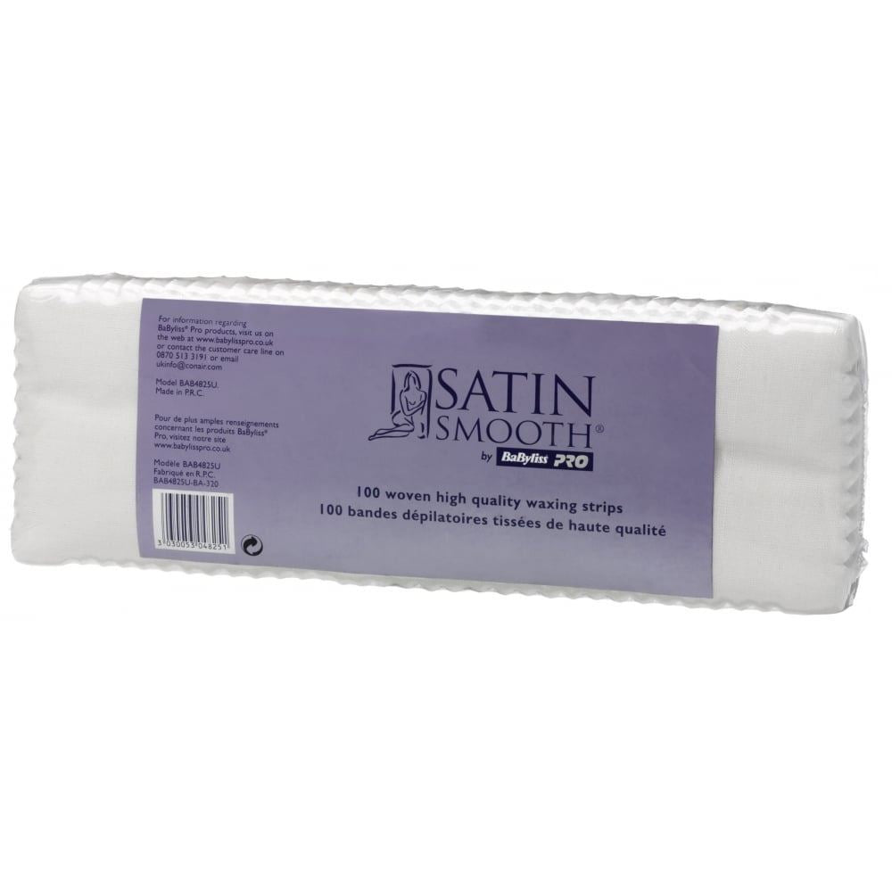Satin Smooth Waxing 100 Non Woven Wax Removal Strips