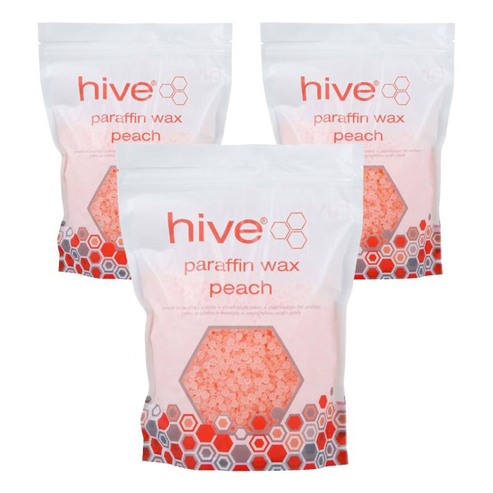 Hive Of Beauty 3 For 2 Waxing Paraffin Wax Peach Pellets 700g