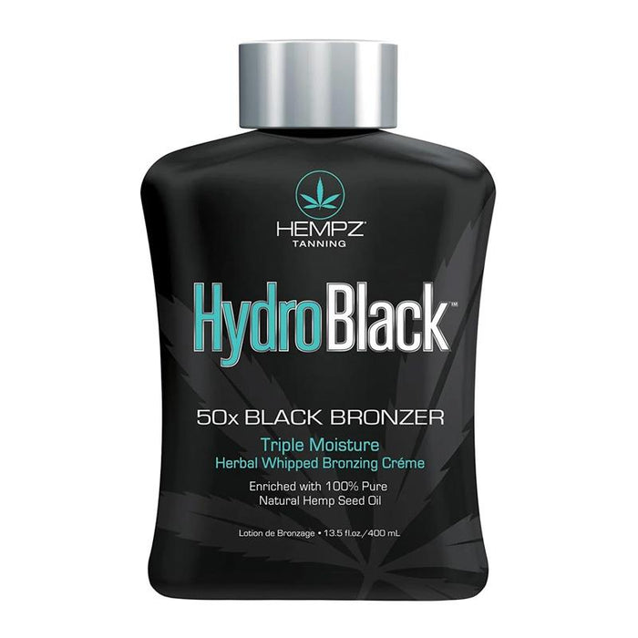 Hempz Hydro Black Tanning Lotion 50x Black Bronzer Triple Moisture