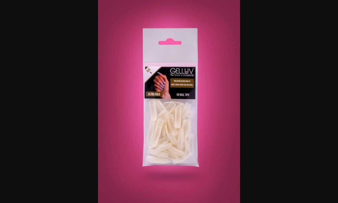 Gelluv Salon Manucure Nail Tips Ultra Gold - non mélangé x 50 Taille 7