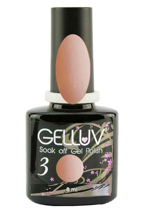 Gelluv Nail Polish UV LED Spring Collection Lasting Soak Off Gel 8ml - Nude