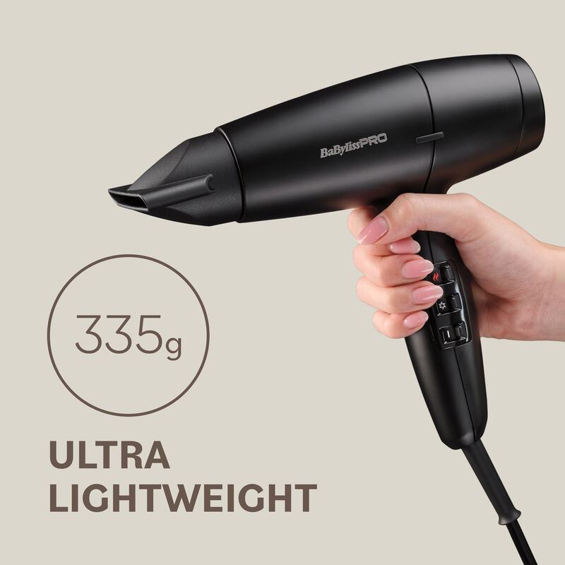 BaByliss PRO Lupia 2200W Hair Dryer High Speed Digital Ionic - Compact 2200W