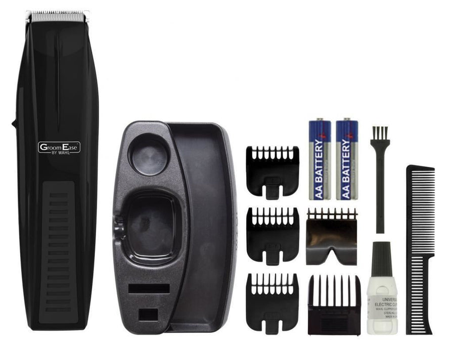 Wahl 5606-917 GroomEase Battery Powered Stubble & Beard Mens Facial Hair Trimmer