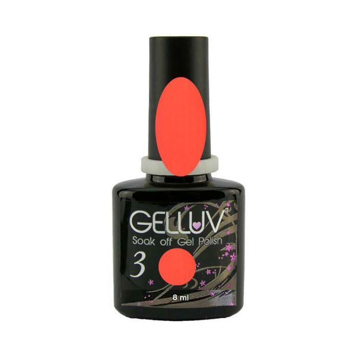 Gelluv Soak Off Vernis à Ongles Gel Paradise Collection - Flacons de 8 ml
