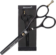 Glamtech Professional Thinning Scissor 5.5 Inches Barber Saloon - Black