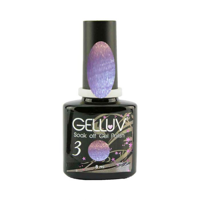 Gelluv Vernis à ongles UV LED Spring Collection Soak Off Gel Coat 8 ml - Violet clair
