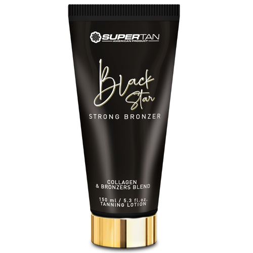 SuperTan Black Star Tanning Lotion Collagen & Strong Bronzers